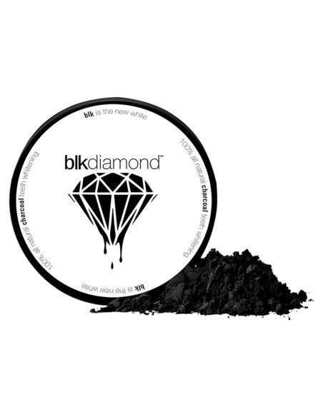 Polvo Blanqueador Dental de Carbón Activado Blkdiamond 59g Polvo Blanqueador Dental de Carbón Activado Blkdiamond 59g