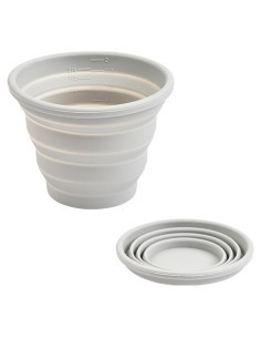 Taza Plegable de Silicona Carimee 300ml para Camping