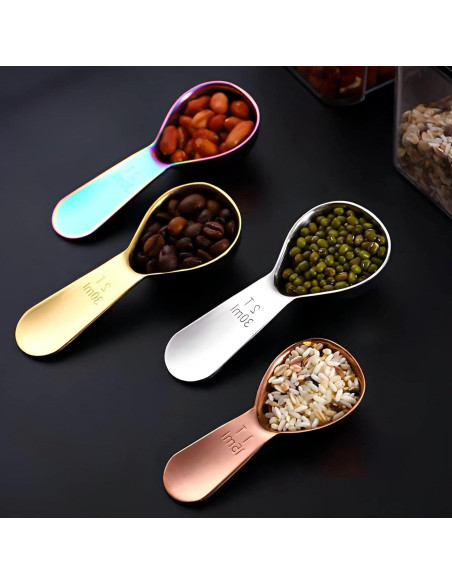 Cucharada Medidora de Café Clipore 30ml Acero Inoxidable Plata Cucharada Medidora de Café Clipore 30ml Acero Inoxidable Plata
