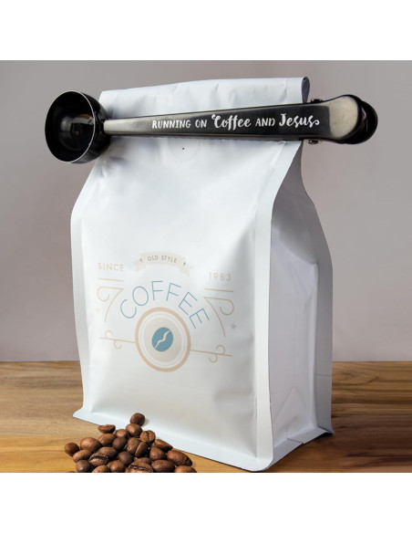 Cucharón de Café con Clip Logos Trading Post - Acero Inoxidable Cucharón de Café con Clip Logos Trading Post - Acero Inoxidable