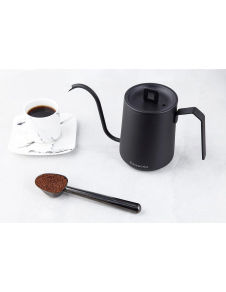 Cuchara Medidora de Café Easyworkz 7g Acero Inoxidable Negro Cuchara Medidora de Café Easyworkz 7g Acero Inoxidable Negro