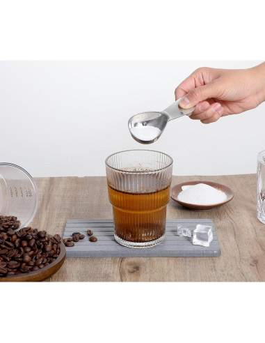 Cuchara medidora de café Bremorou de acero inoxidable 30 ml