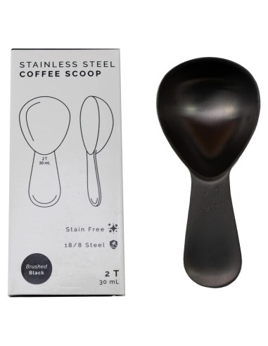 Cucharada de Café Planetary Design 30 ml Acero Inoxidable Negro