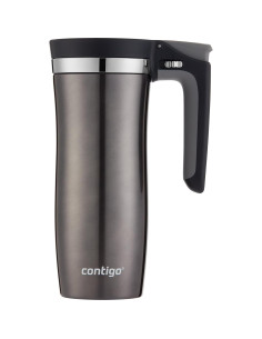 Taza de Viaje Contigo AUTOSEAL Acero Inoxidable 0.47 L Gunmetal 2