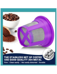 Filtros de Café Reutilizables Sanyedou para Keurig 1.0 y 2.0 - 4 Piezas 2