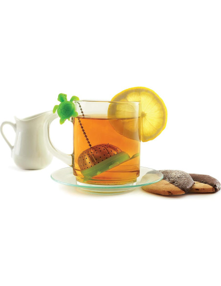 Infusor de Té Tortuga Norpro S/S Verde 5.08cm Infusor de Té Tortuga Norpro S/S Verde 5.08cm