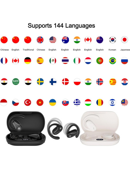 Auriculares Traductor GPAMBA SP30 Bluetooth 144 Idiomas Auriculares Traductor GPAMBA SP30 Bluetooth 144 Idiomas
