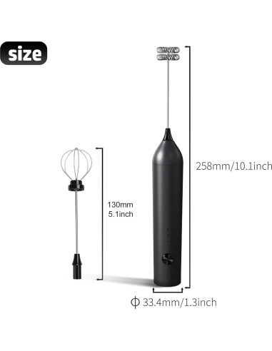 Espumador de Leche Eléctrico ROYALBAIDE KJBQ-13 3 Velocidades