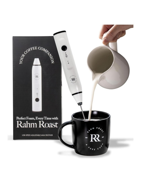 Espumador de Café Eléctrico Rahm Roast RR-FROTHER Blanco Espumador de Café Eléctrico Rahm Roast RR-FROTHER Blanco