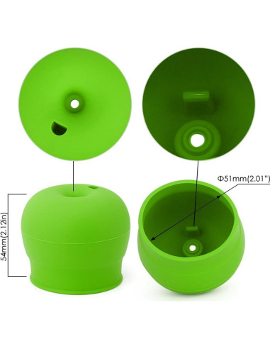 Tapa de Silicona para Tazas Maxin - 5 Paquetes a Prueba de Derrames