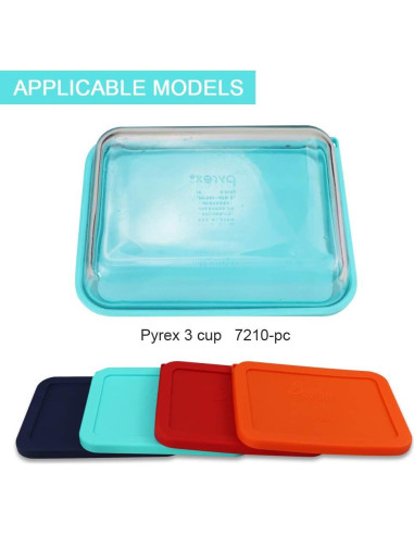 Cubierta de Silicona Rectangular 3 Tazas SOPHICO Menta 2 Pzas