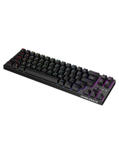 Teclado Mecánico LTC NB681 65% RGB Intercambiable Azul