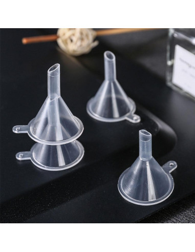 Juego de 6 Mini Embudos de Plástico Qintreesify - 2.54cm