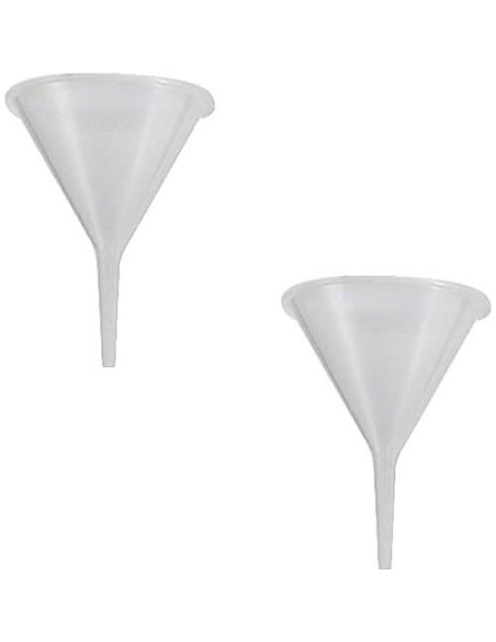 Embudos Mini Hutzler de Polipropileno 2 Piezas 29.57 ml Embudos Mini Hutzler de Polipropileno 2 Piezas 29.57 ml