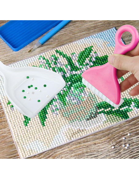 Brocha Aplicadora de Pintura de Diamante Cobee Rosa Mini Brocha Aplicadora de Pintura de Diamante Cobee Rosa Mini