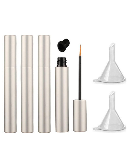 4 Tubos Vacíos de Aluminio 5ml para Delineador lasenersm 4 Tubos Vacíos de Aluminio 5ml para Delineador lasenersm