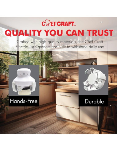 Abrebotellas Eléctrico Chef Craft Automático 0.64kg