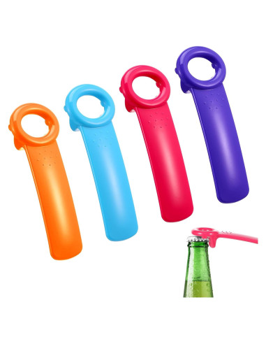 4 Abrebotellas de Plástico Ergonomicos BOHUIZ para Tarros