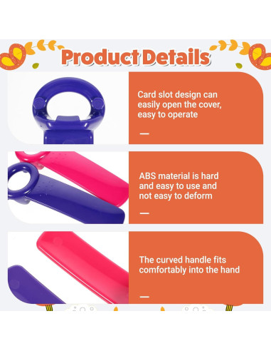 4 Abrebotellas de Plástico Ergonomicos BOHUIZ para Tarros