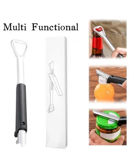 Abrebotellas Ajustable KINTEGOOD de Acero Inoxidable Ergonómico Abrebotellas Ajustable KINTEGOOD de Acero Inoxidable Ergonómico