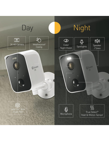 Cámara de Seguridad Swann CoreCam Pro 2K HD Inalámbrica Cámara de Seguridad Swann CoreCam Pro 2K HD Inalámbrica