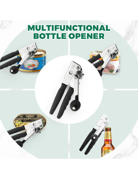 Abrelatas Manual Roryimke de Acero Inoxidable para Cocina Abrelatas Manual Roryimke de Acero Inoxidable para Cocina