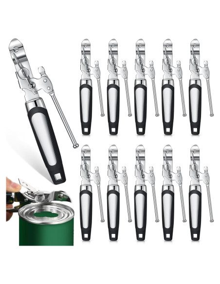 Abrelatas Manual Gisafai 10 Pcs con Mango Antideslizante Abrelatas Manual Gisafai 10 Pcs con Mango Antideslizante