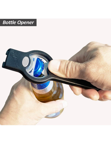 Abrebotellas y abridor de latas Openpro 2 en 1 acero inoxidable