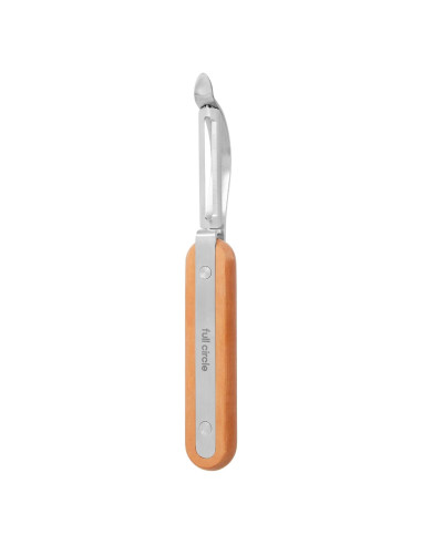 Pelador de Frutas y Verduras Full Circle Peel Out - Acero Inoxidable, Ecológico