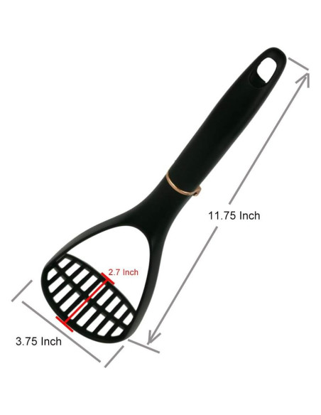 Machacador de Patatas Nylon TENTA KITCHEN 108g Antiadherente Machacador de Patatas Nylon TENTA KITCHEN 108g Antiadherente