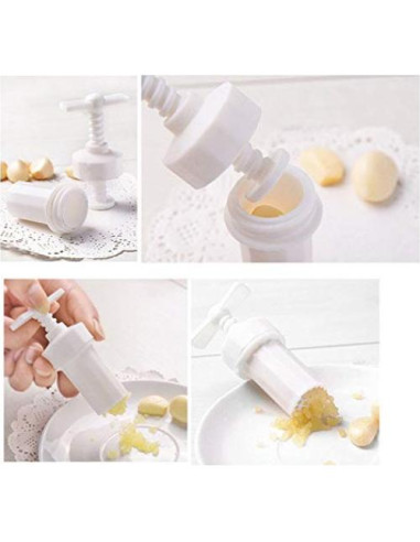 Prensa de Ajo Giratoria WOIWO de Plástico 9x5.5 cm