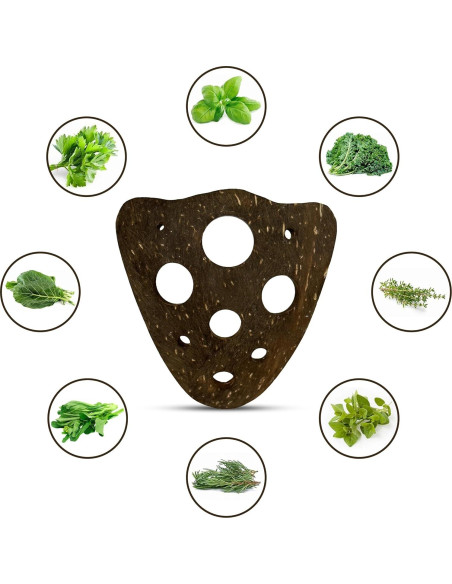 Deshojadora de Hierbas Naturolic 100% Ecológica 9 Agujeros Deshojadora de Hierbas Naturolic 100% Ecológica 9 Agujeros