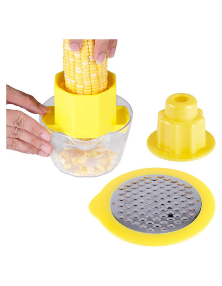 Pelador Multifuncional 4 en 1 NQEUEPN Acero Inoxidable Pelador Multifuncional 4 en 1 NQEUEPN Acero Inoxidable