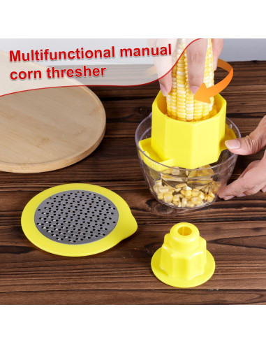 Pelador Multifuncional 4 en 1 NQEUEPN Acero Inoxidable