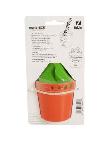 Contenedor de Almacenamiento y Deshojador Hutzler Herb-Eze 6.35 cm