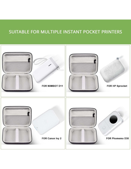Funda Dura ALKOO para NIIMBOT D11, Protección y Almacenaje Funda Dura ALKOO para NIIMBOT D11, Protección y Almacenaje