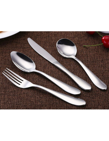 Juego de 4 Cuchillos para Niños VANRA Acero Inoxidable 17.3 cm