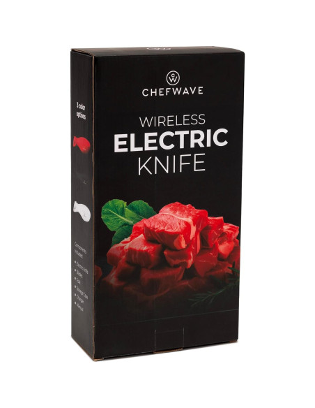 Cuchillo Eléctrico Recargable ChefWave Sin Cable 0.84kg Cuchillo Eléctrico Recargable ChefWave Sin Cable 0.84kg