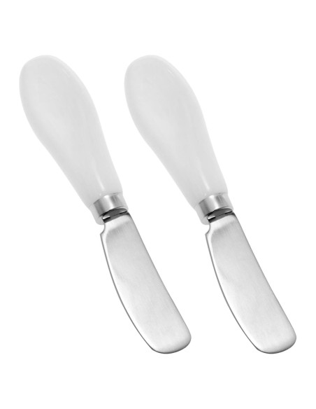 Cuchillo para Mantequilla Xhziy Acero Inoxidable 2PCS 13.2cm Cuchillo para Mantequilla Xhziy Acero Inoxidable 2PCS 13.2cm