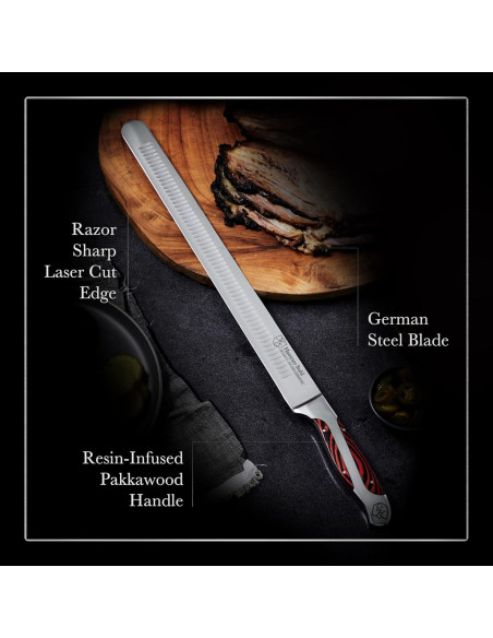 Cuchillo de Rebanar 35.56 cm Hammer Stahl | Acero Alto Carbono Cuchillo de Rebanar 35.56 cm Hammer Stahl | Acero Alto Carbono
