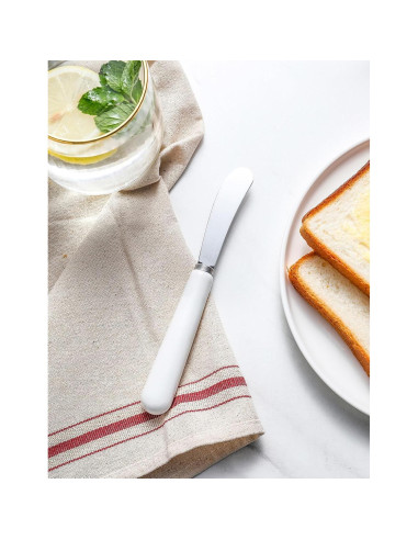 Cuchillo para Untar Mantequilla AISBUGUR 2Pack Acero Inoxidable 17.5 cm