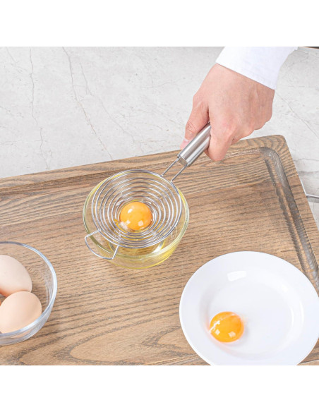 Separador de Huevos Met Lux Acero Inoxidable 26 cm 1 Unidad Separador de Huevos Met Lux Acero Inoxidable 26 cm 1 Unidad