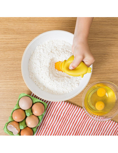 Separador de Huevos Chefclub Kids Pollo Amarillo Silicona