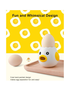 Separador de Huevos Cerámica CREASOL Amarillo 6.5cm 2