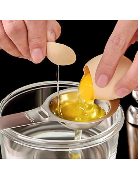 Cortador de Huevos Doble Taza Ishang Acero Inoxidable 10.8 cm Cortador de Huevos Doble Taza Ishang Acero Inoxidable 10.8 cm