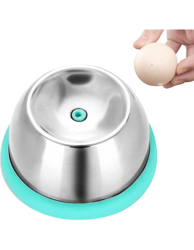 Perforador de Huevos Genérico de Acero Inoxidable con Cortador