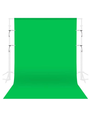 Fondo de Pantalla Verde GFCC 2.13x3.04m Lavable y Plegable