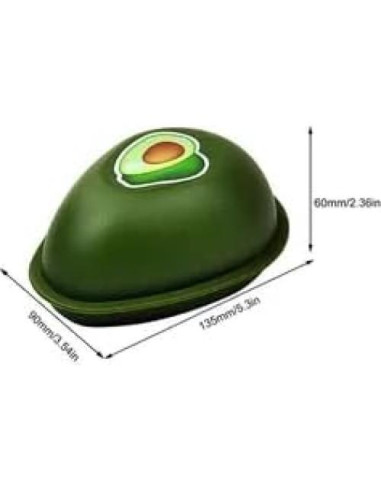 Cortador de Aguacate 3 en 1 Genérico con Contenedor Verde