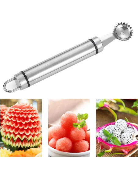 Descorazonador de Fresas Jinshining Acero Inoxidable 4 Pcs Descorazonador de Fresas Jinshining Acero Inoxidable 4 Pcs