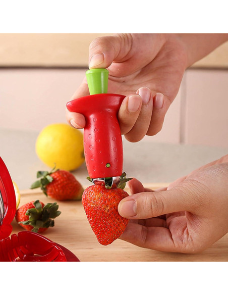 Cortador de Fresas GJV - Herramienta de Acero Inoxidable